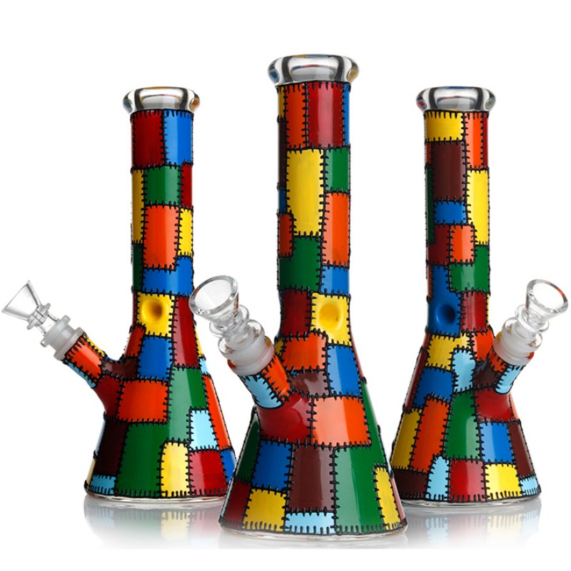 Glass Bong within Painted Splicing