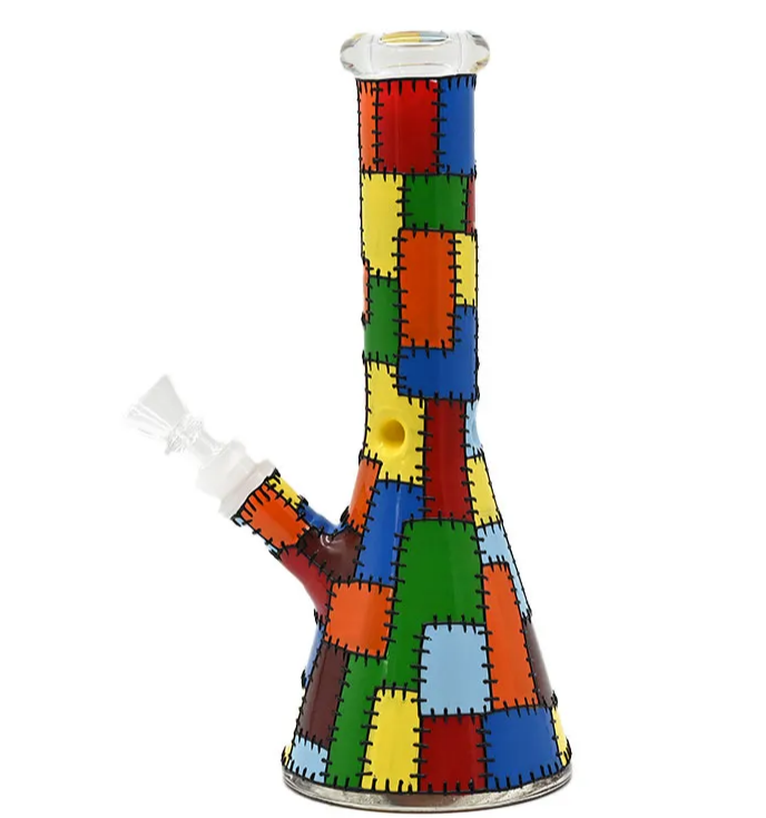 Glass Bong within Painted Splicing 5