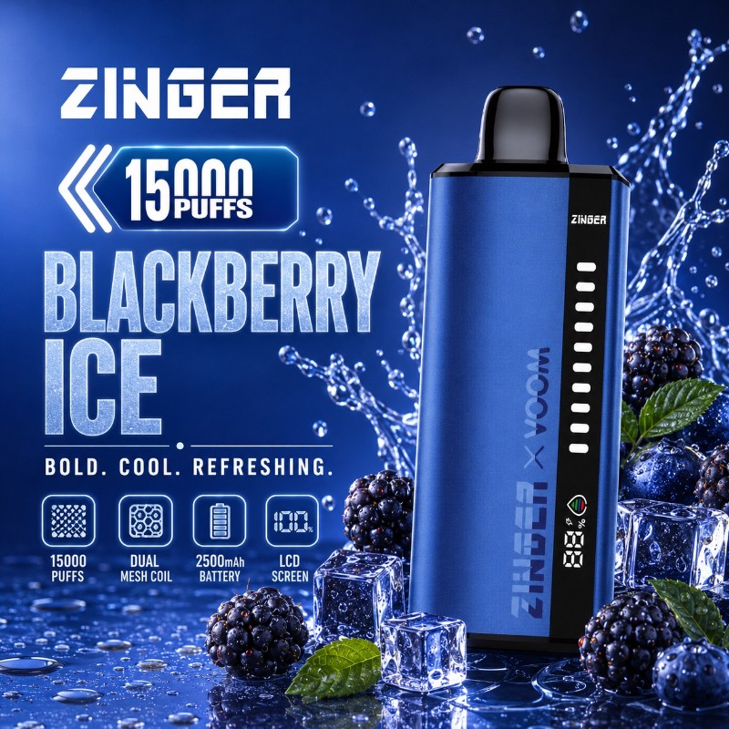 Zinger x Voom 15000 Blackberry Ice