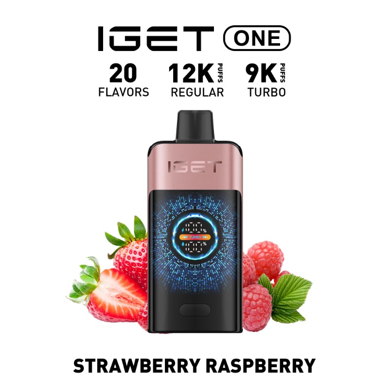 IGET One 12000 Strawberry Raspberry