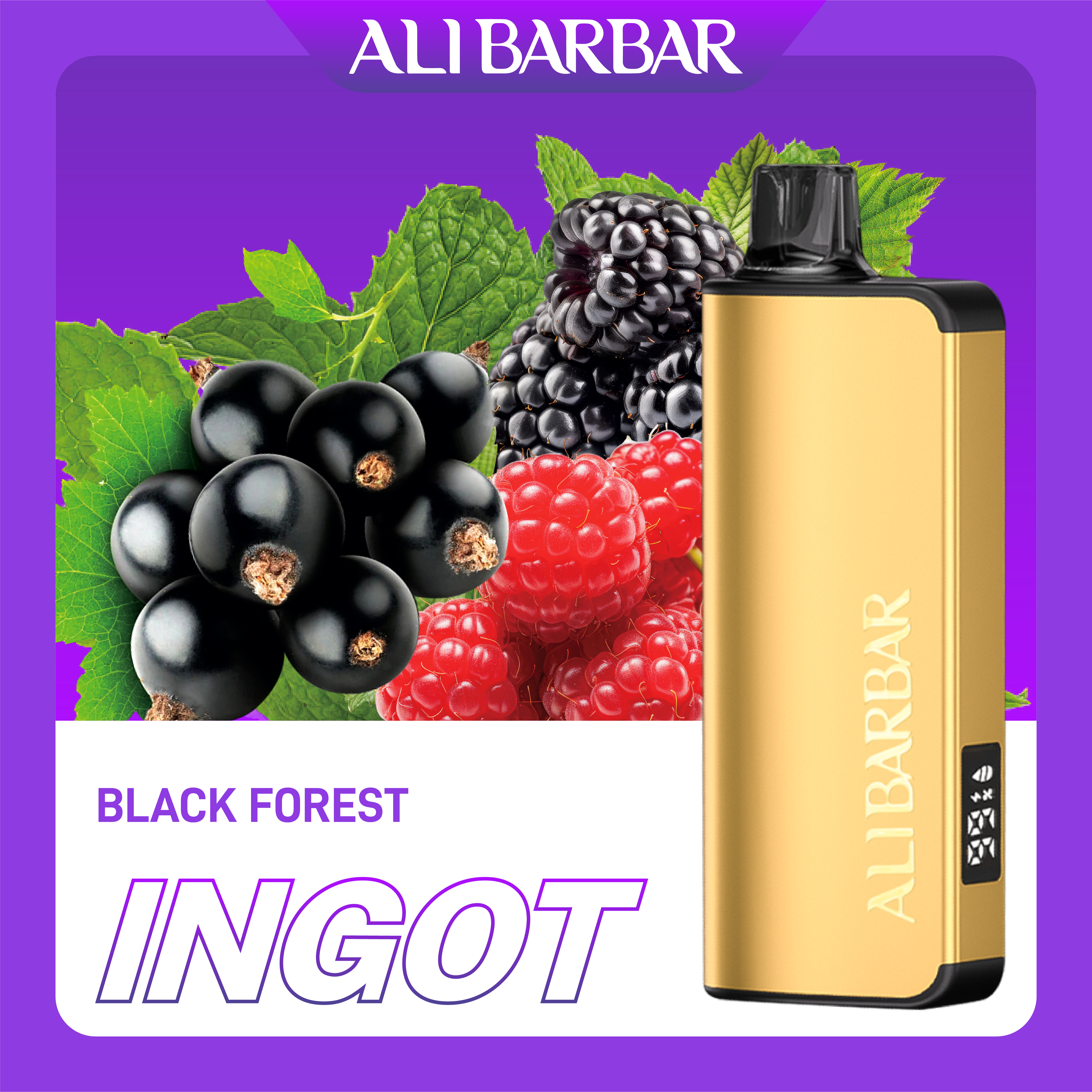 Alibarbar Ingot Black Forest - Local Cig Supply Catalog