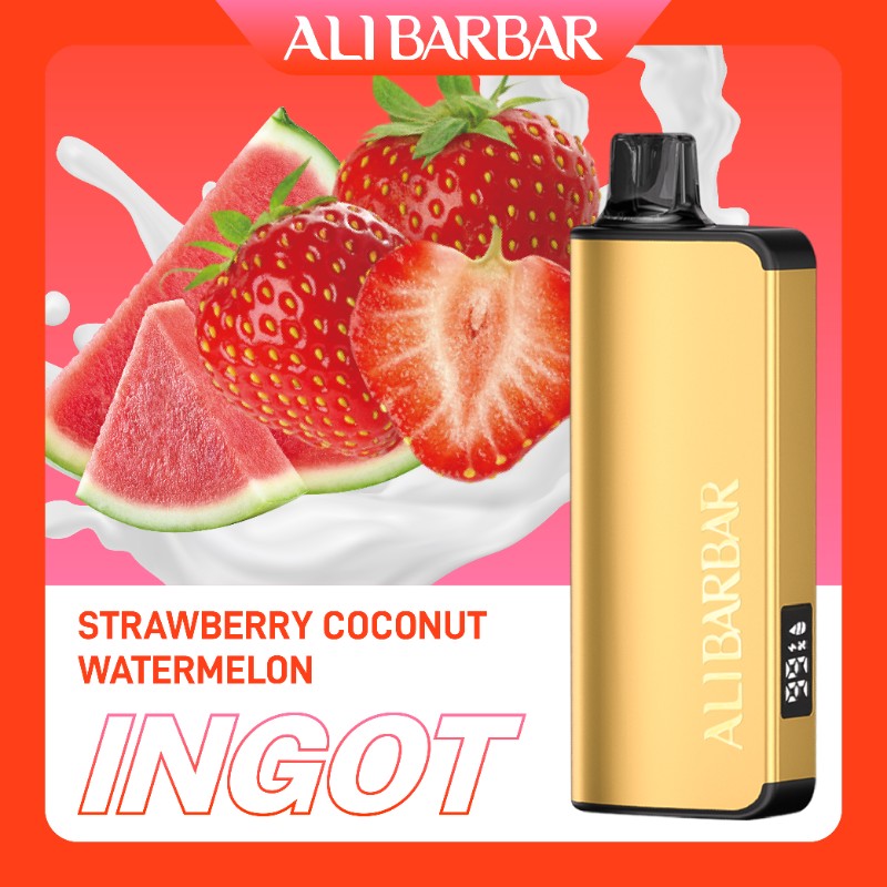 Alibarbar INGOT 9000 Strawberry Coconut Watermelon