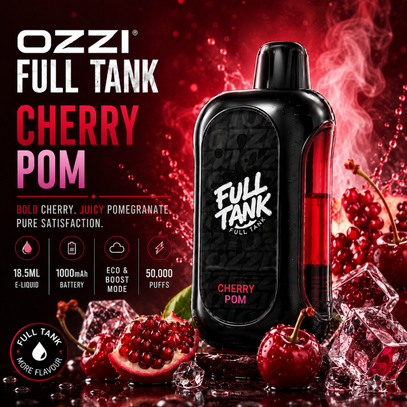 OZZI Full Tank 50000 Cherry Pom