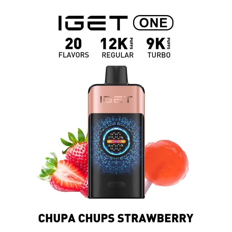 IGET One 12000 Chupa Chups Strawberry