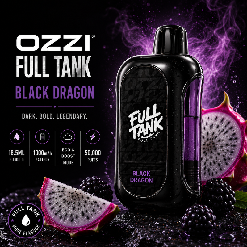 OZZI Full Tank 50000 Black Dragon