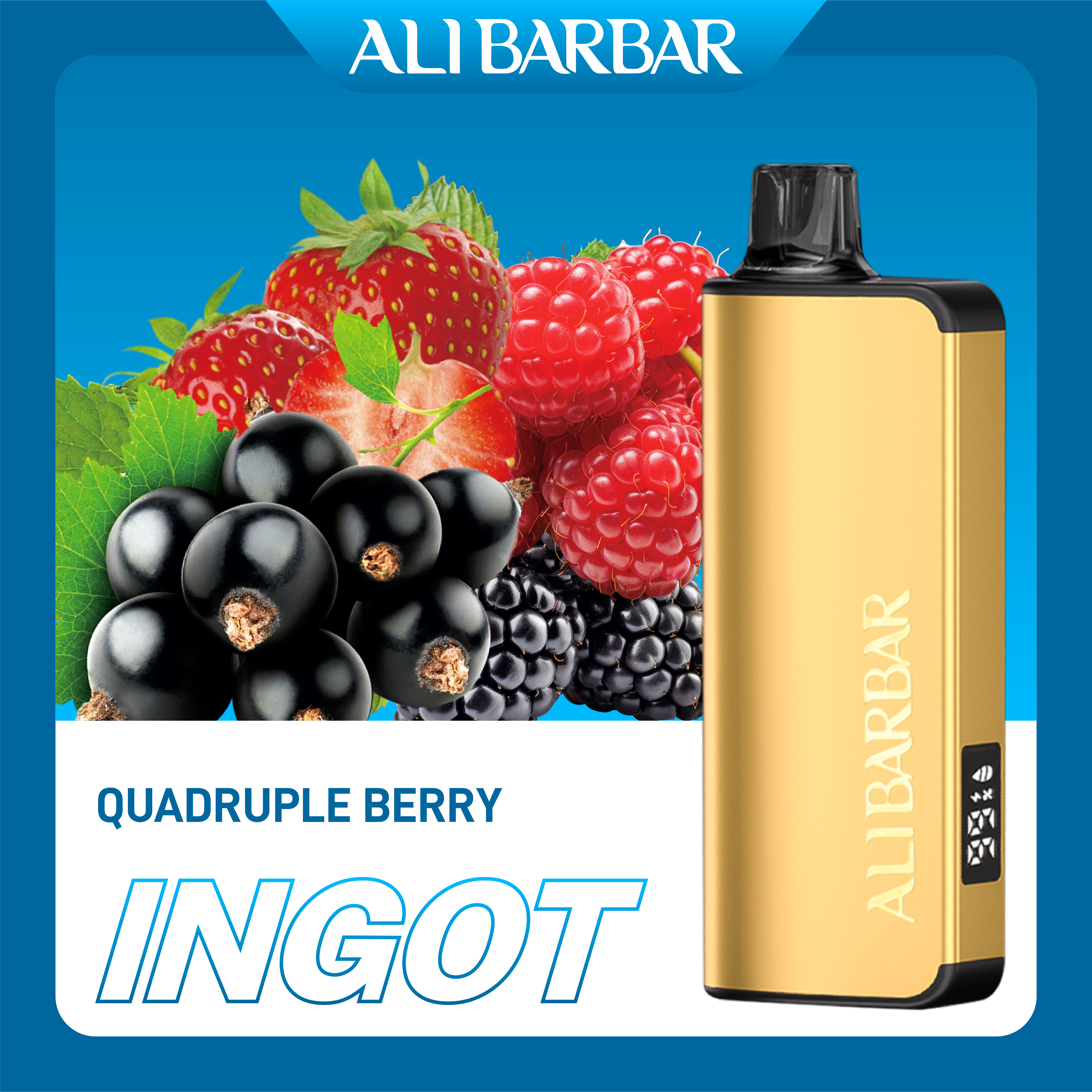 Alibarbar Ingot Quadruple Berry - Local Cig Supply Catalog