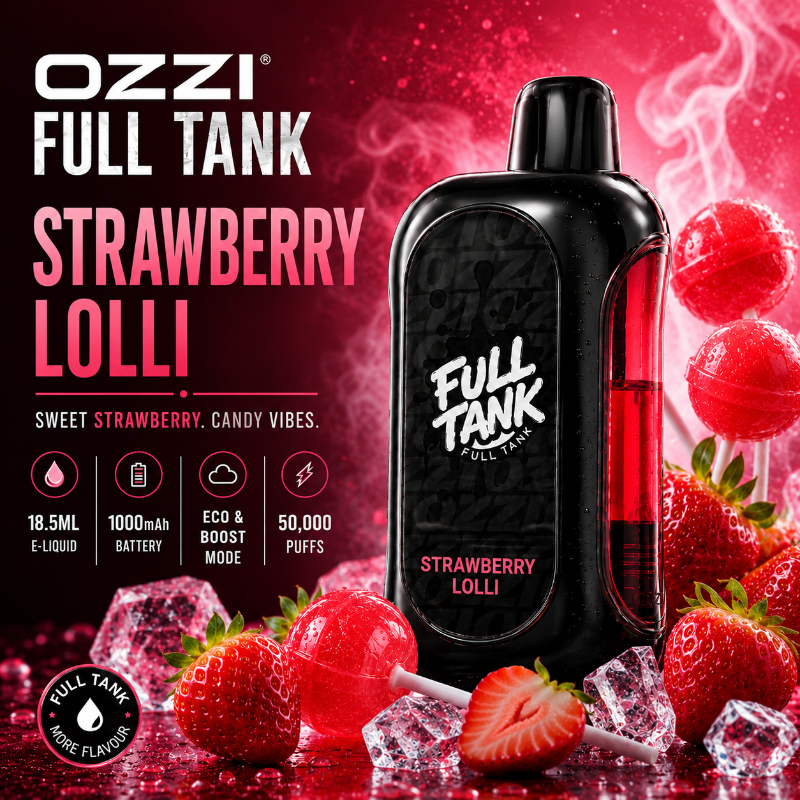 OZZI Full Tank 50000 Strawberry Lolli