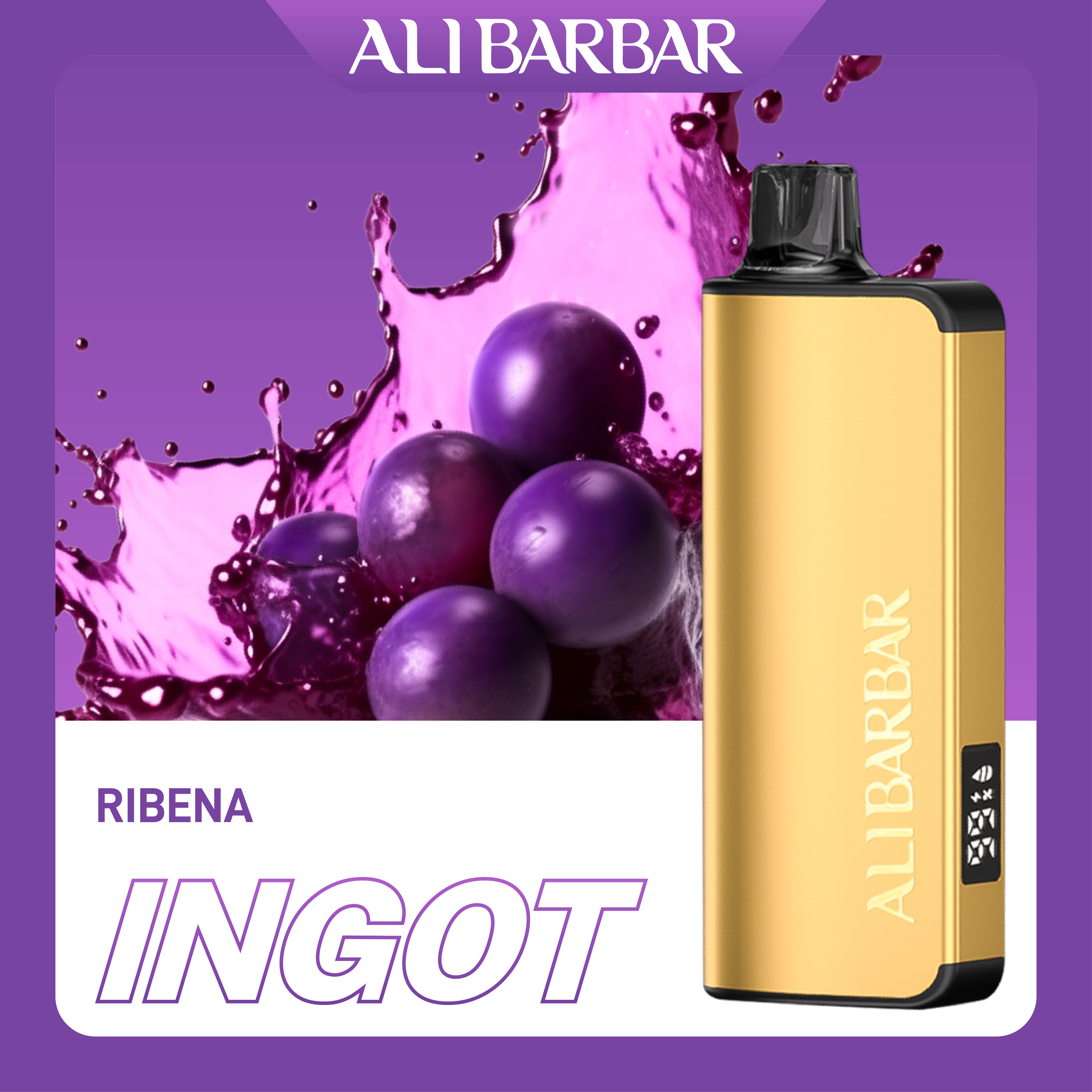 Alibarbar Ingot Ribena - Local Cig Supply Catalog