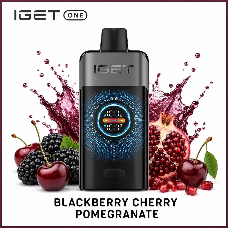Iget One 12000 Puff - Blackberry cherry Pomegranate