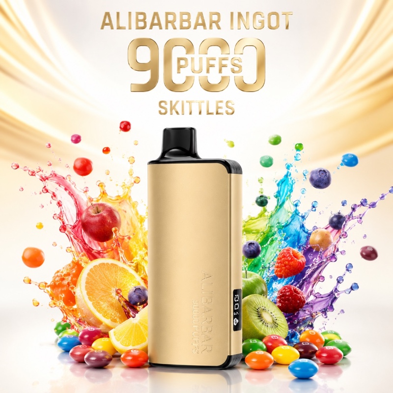 Alibarbar 9000 Puff Ingot Skittles