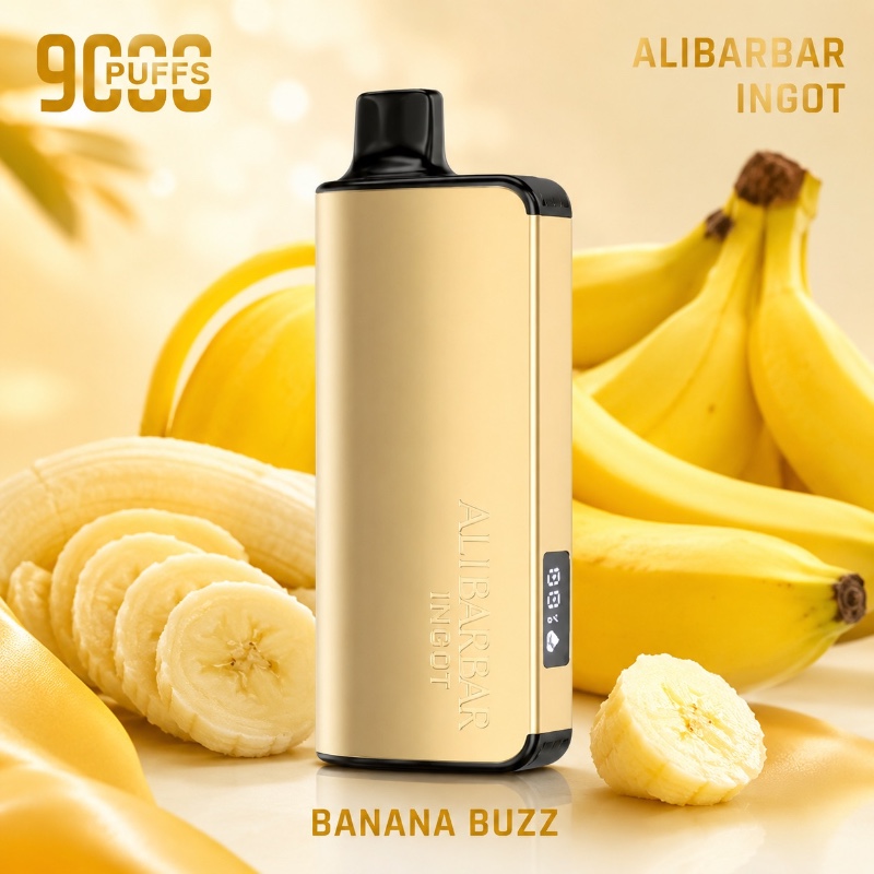 Alibarbar 9000 Puff Ingot Banana Buzz