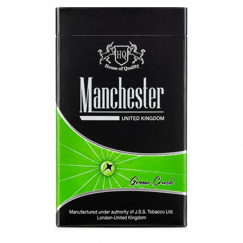 Manchester greencrush carton 10 packets