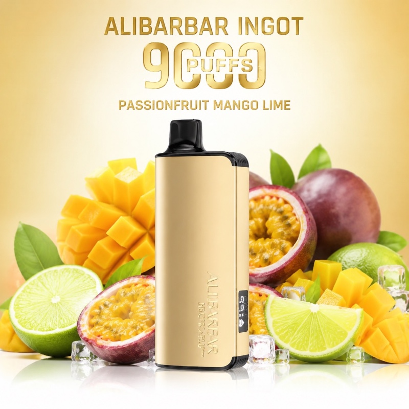 Alibarbar 9000 Puff Ingot PassionFruit Mango Lime