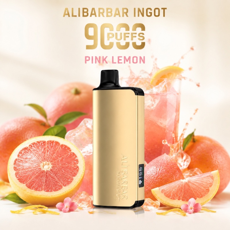 Alibarbar 9000 Puff Ingot Pink Lemon