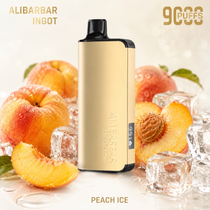 Alibarbar 9000 Puff Ingot Peach Ice