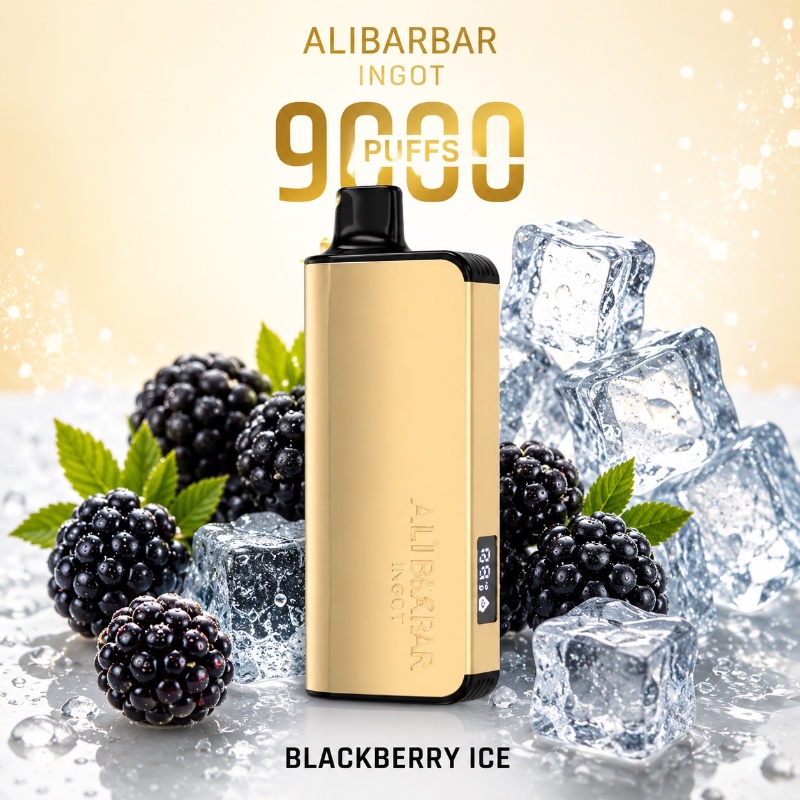 Alibarbar 9000 Puff Ingot Blackberry Ice