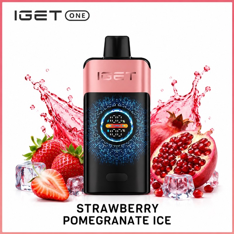Iget One 12000 Puff - Strawberry Pomegranate Ice