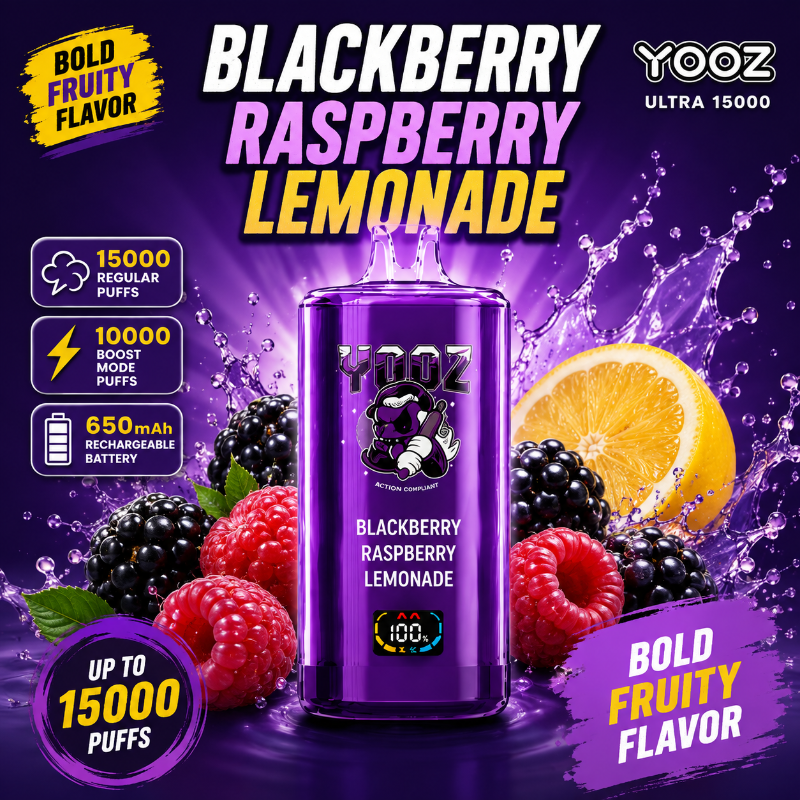 yooz blackberrry rasperry lemonade 15000