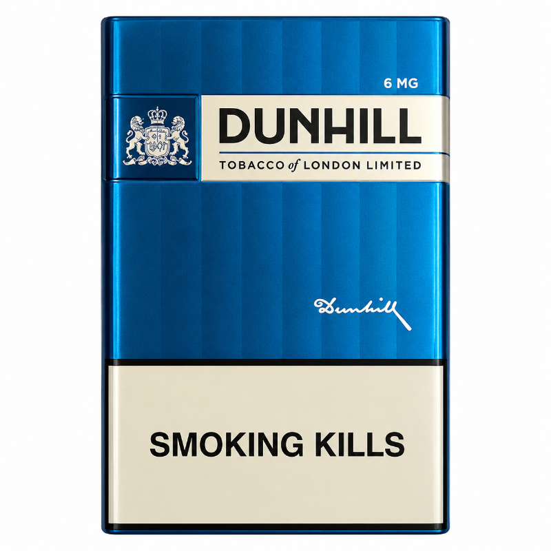 dunhill blue carton 10 packets