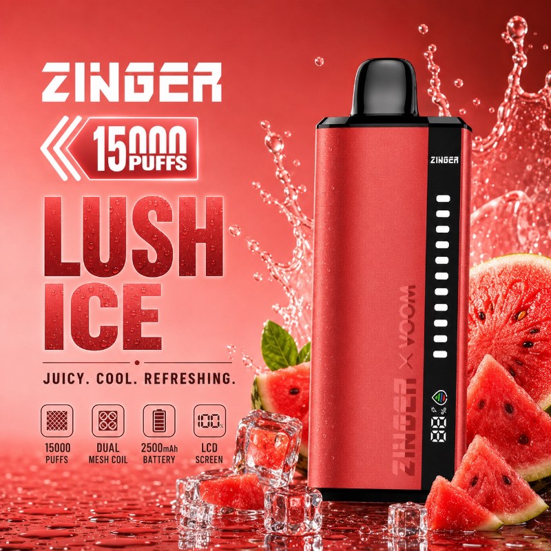 Zinger x Voom 15000 Puff - Lush Ice