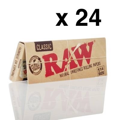 Raw Classic 1 1/4 Size Paper Only x 24 Booklets
