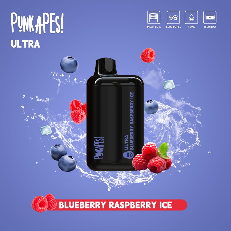 Punkapes Ultra 6K Blueberry Raspberry - VapeStore AU Catalog