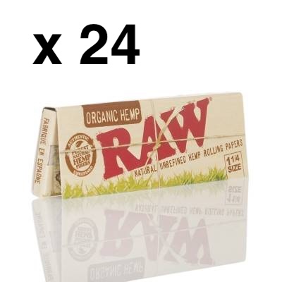 Raw Organic 1 1/4 Size Paper Only x 24 Booklets