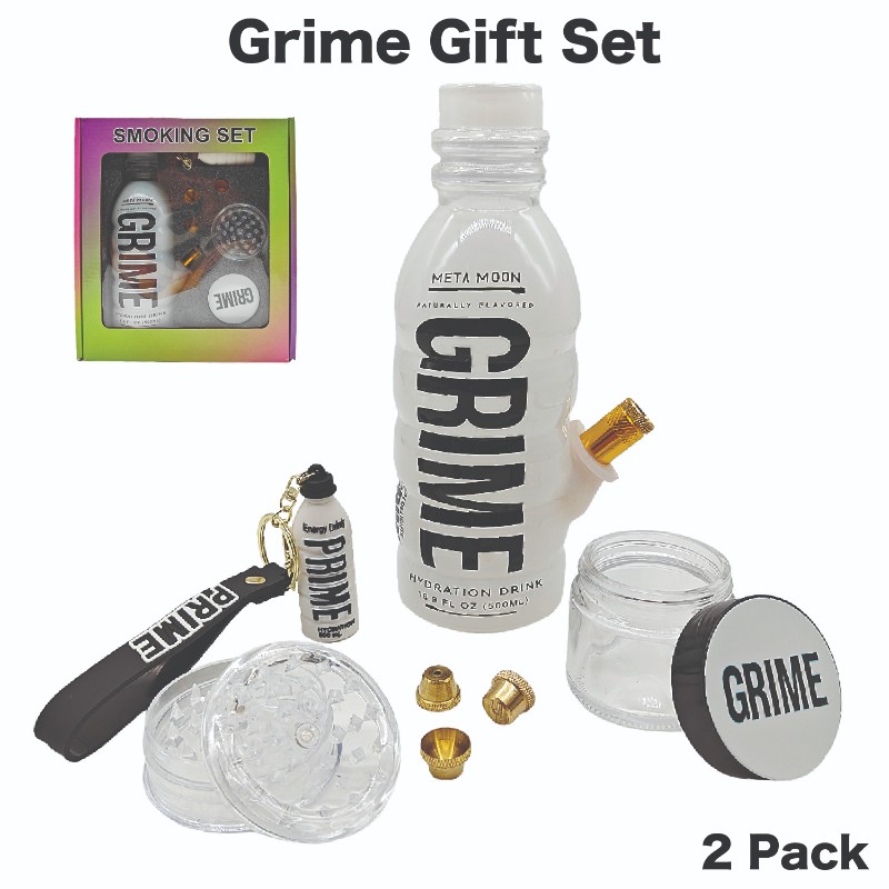 Grime Bong Set - White (PBSet-C)