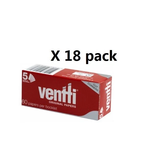 Ventti Paper 5 Pack x 18 Boxes