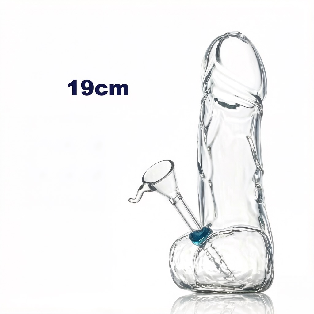 Penis Bong High Quality Glass 19cm