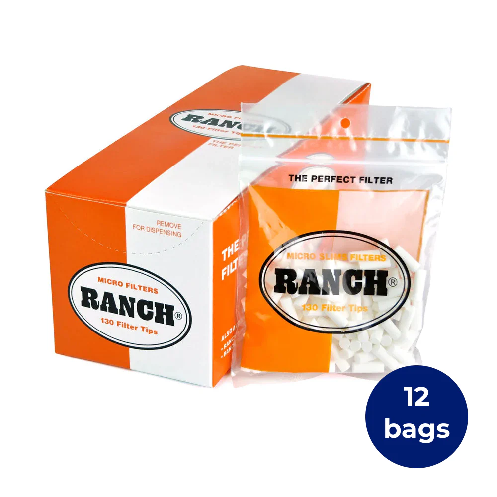 Ranch Micro Slim Filters x 12 Bags