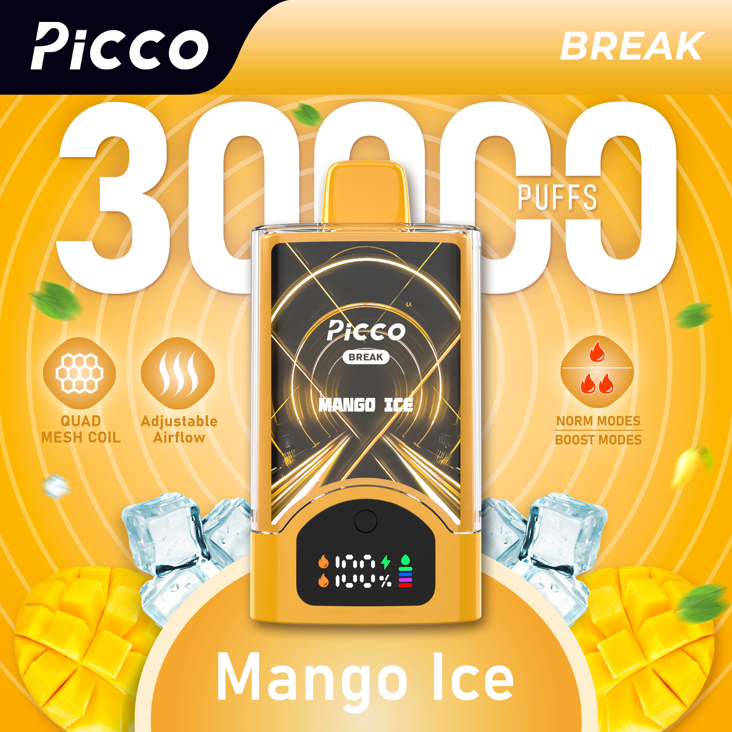 Picco Break Mango - VapeStore AU Catalog
