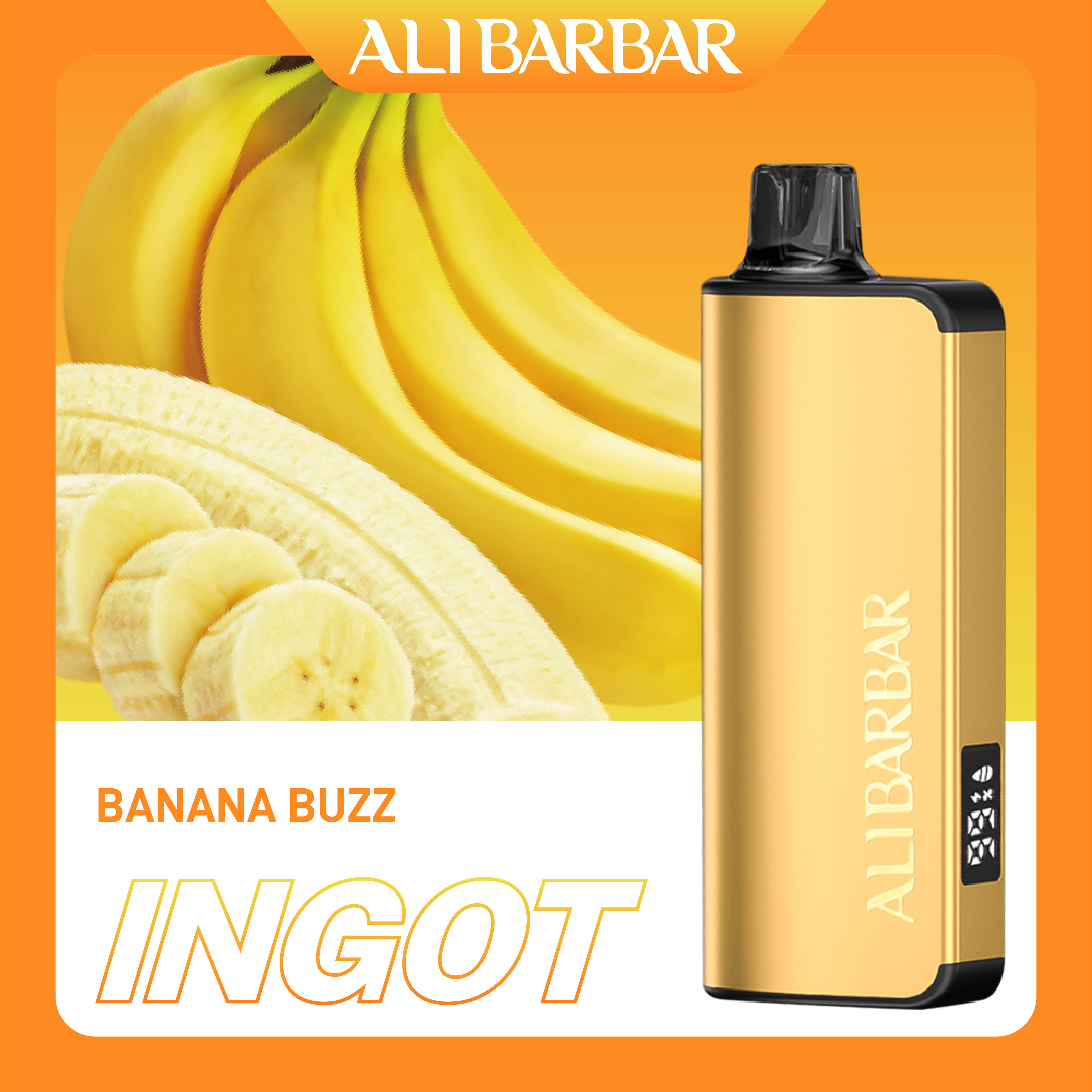 Alibarbar Ingot Banana Buzz - VapeStore AU Catalog