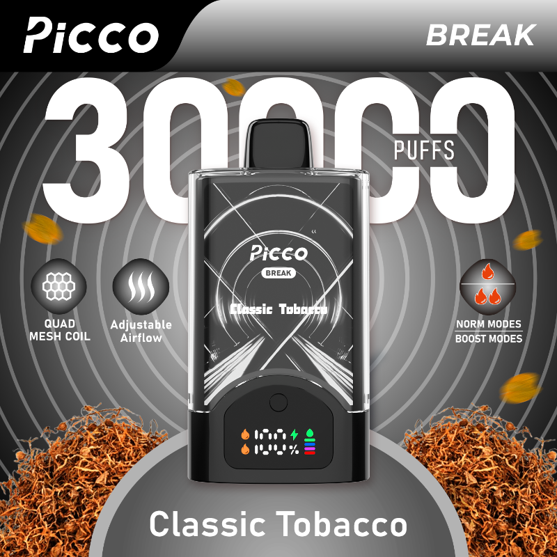 Picco Break Classic Tobacco - VapeStore AU Catalog