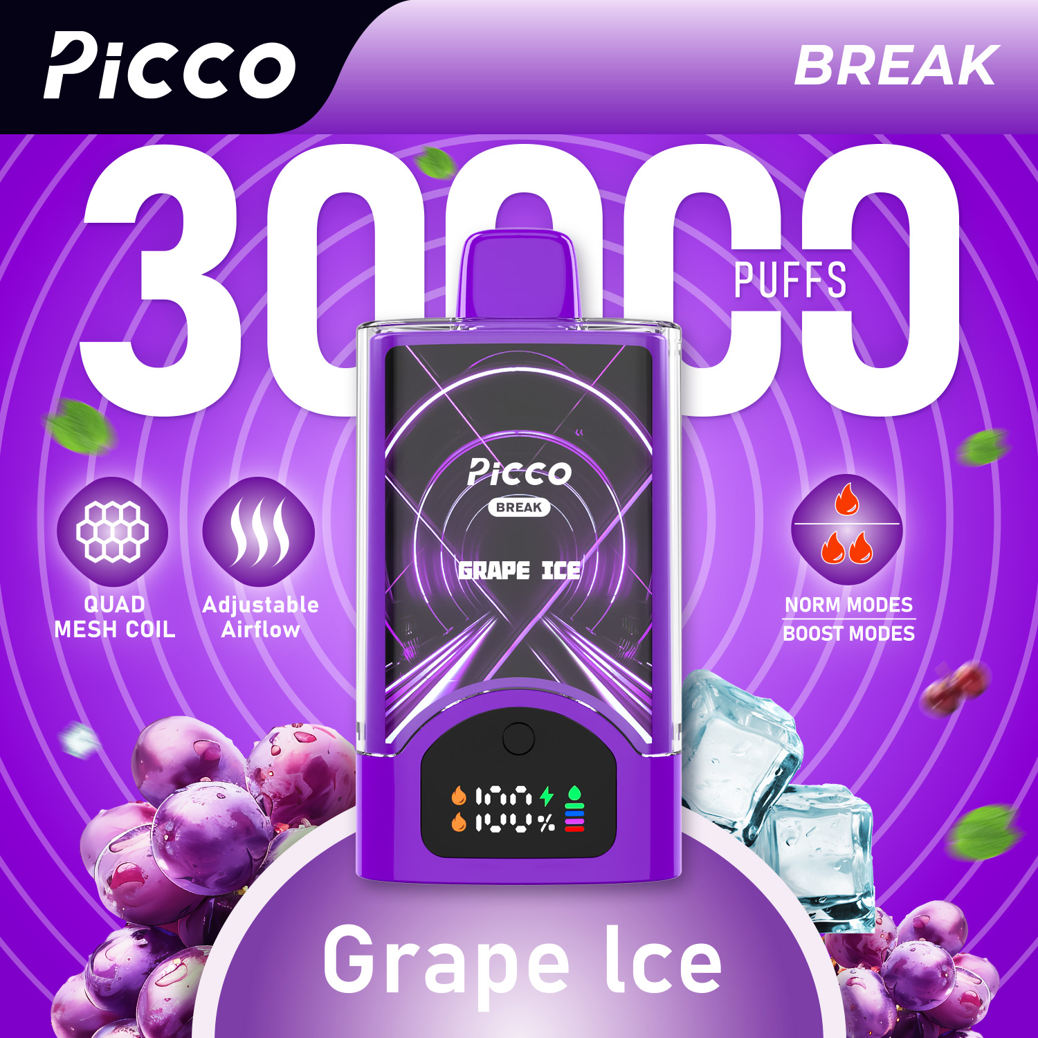 Picco Break Grape - VapeStore AU Catalog