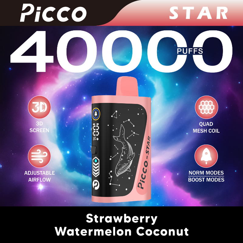 Picco Star Strawberry Watermelon Coconut - VapeStore AU Catalog