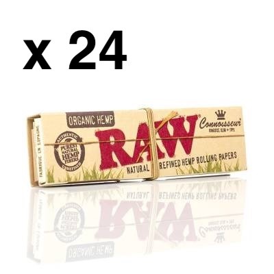 Raw Organic King Size Paper + Tips x 24 Booklets
