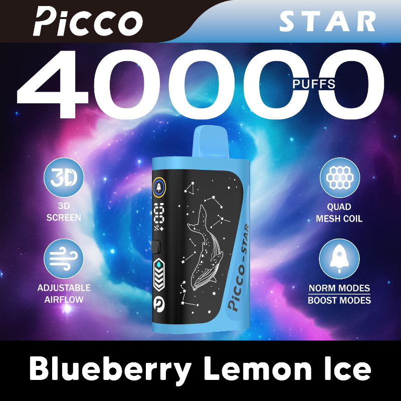 Picco Star Blueberry Lemon Ice - VapeStore AU Catalog