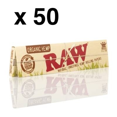 Raw Organic King Size Paper Only x 50 Booklets