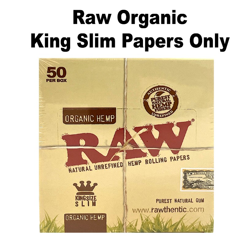 Raw Organic King Size Paper Only x 50 Booklets thumbnail 2