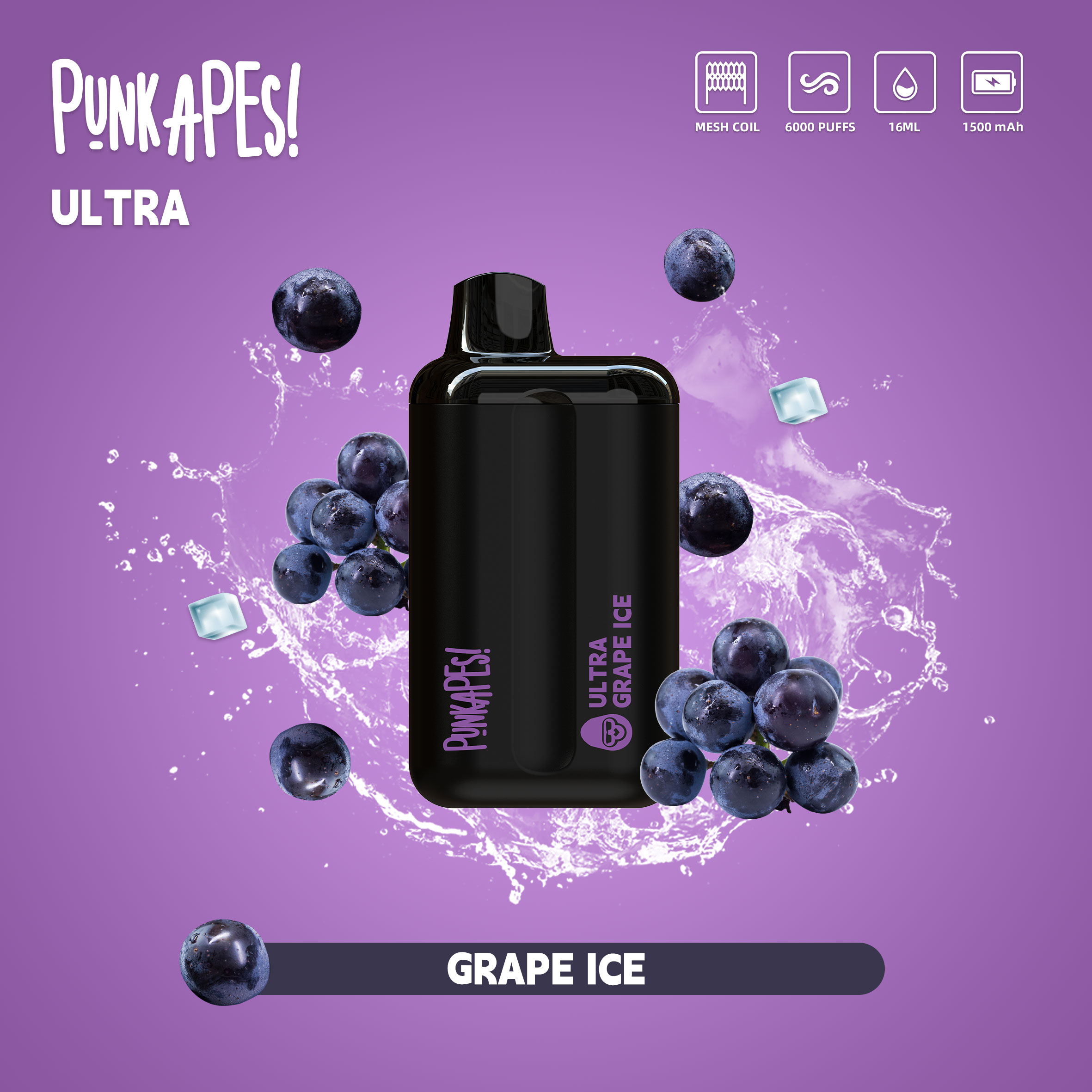 Punkapes Ultra 6K Grape - VapeStore AU Catalog