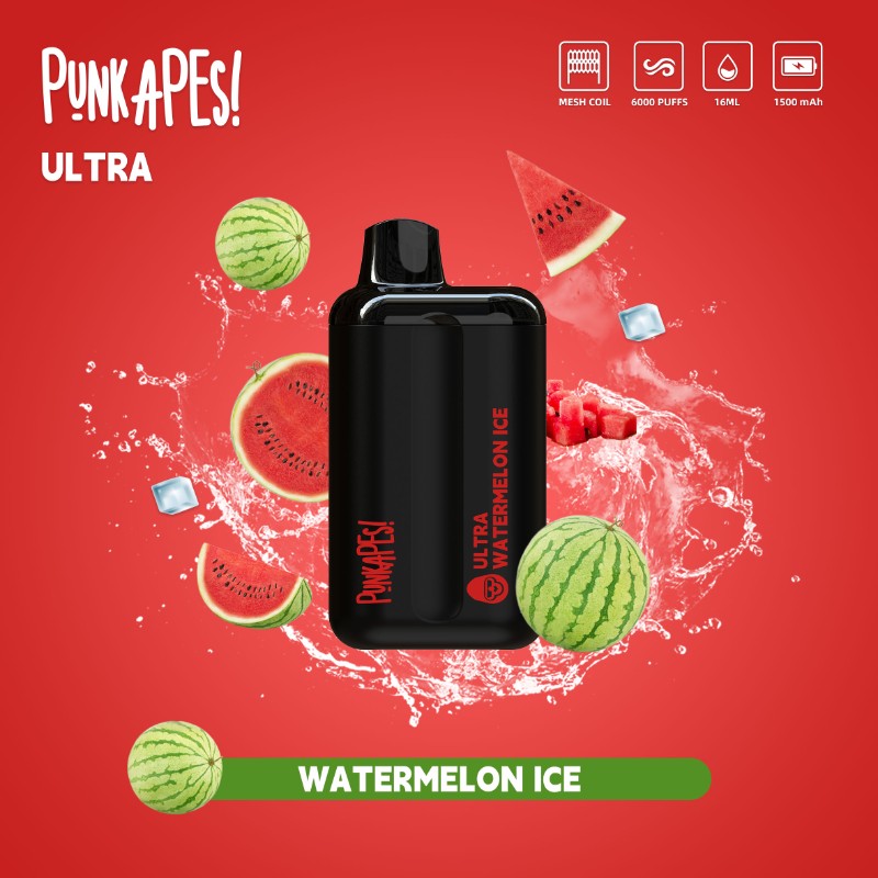 Punkapes Ultra 6K Watermelon - VapeStore AU Catalog