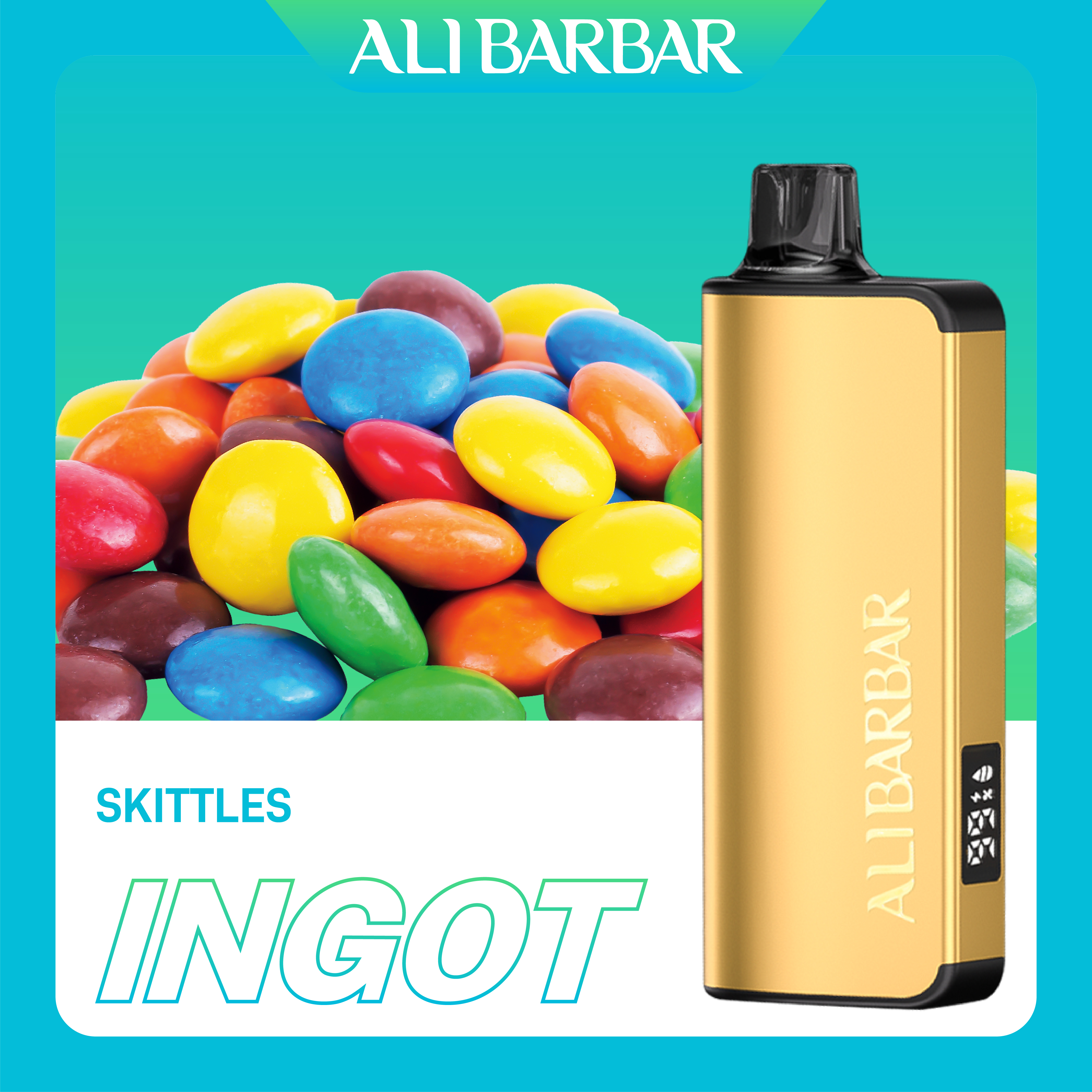 Alibarbar Ingot Skittles - VapeStore AU Catalog