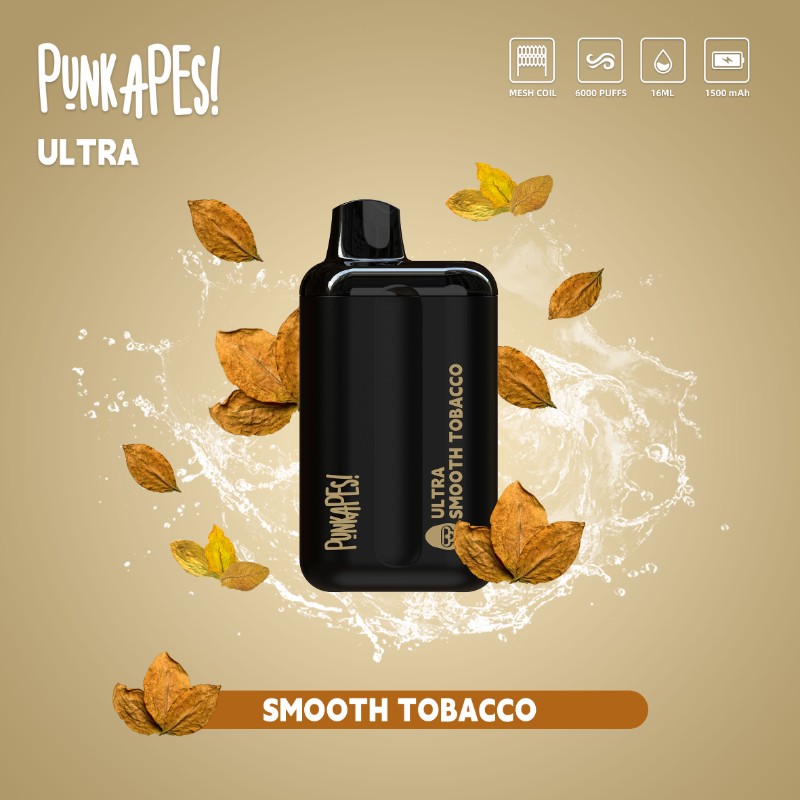 Punkapes Ultra 6K Smooth Tobacco - VapeStore AU Catalog
