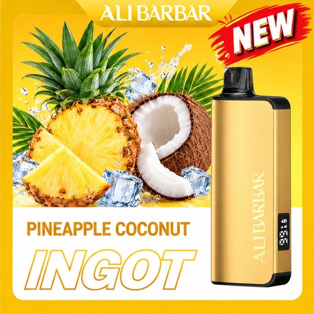 Pineapple Coconut Alibarbar Ingot 9K - VapeStore AU
