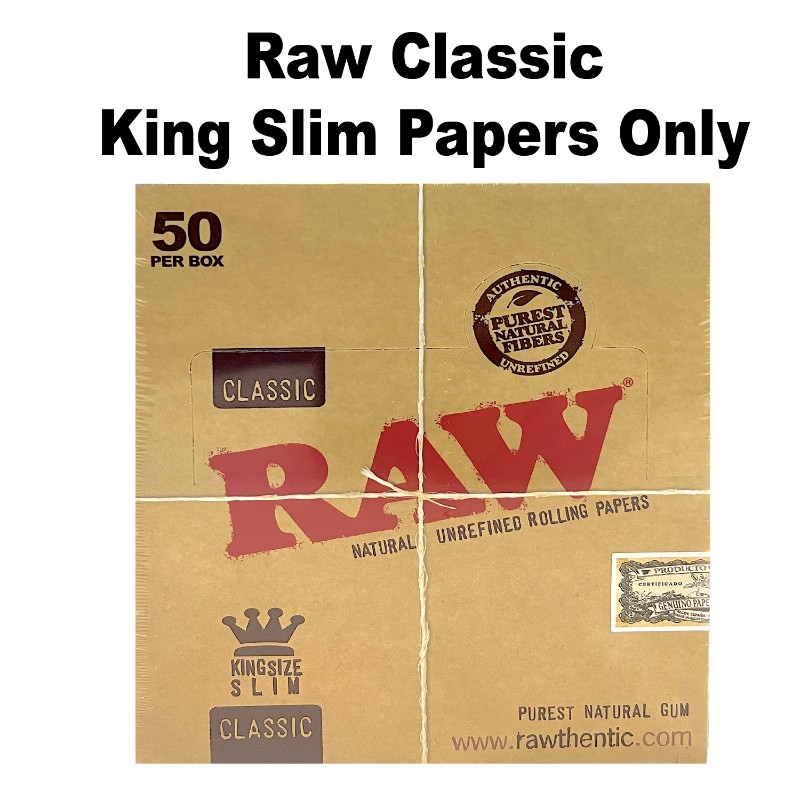 Raw Classic King Size Paper Only x 50 Booklets thumbnail 2