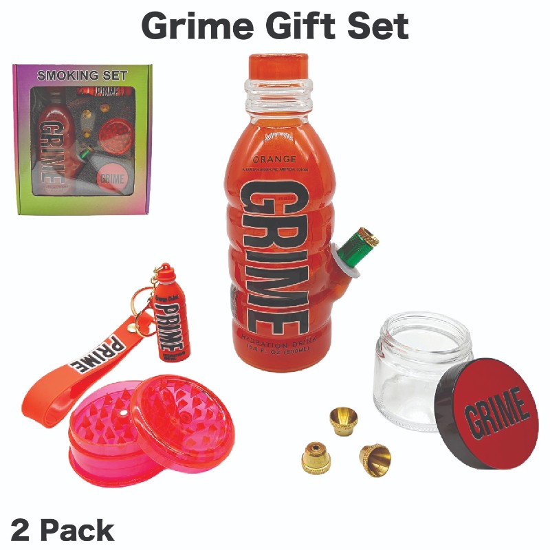 Grime Bong Set - Orange (PBSet-F)