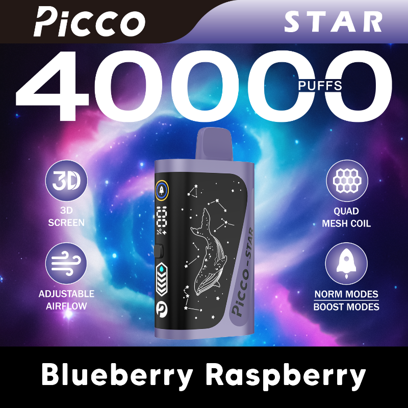 Picco Star Blueberry Raspberry - VapeStore AU Catalog